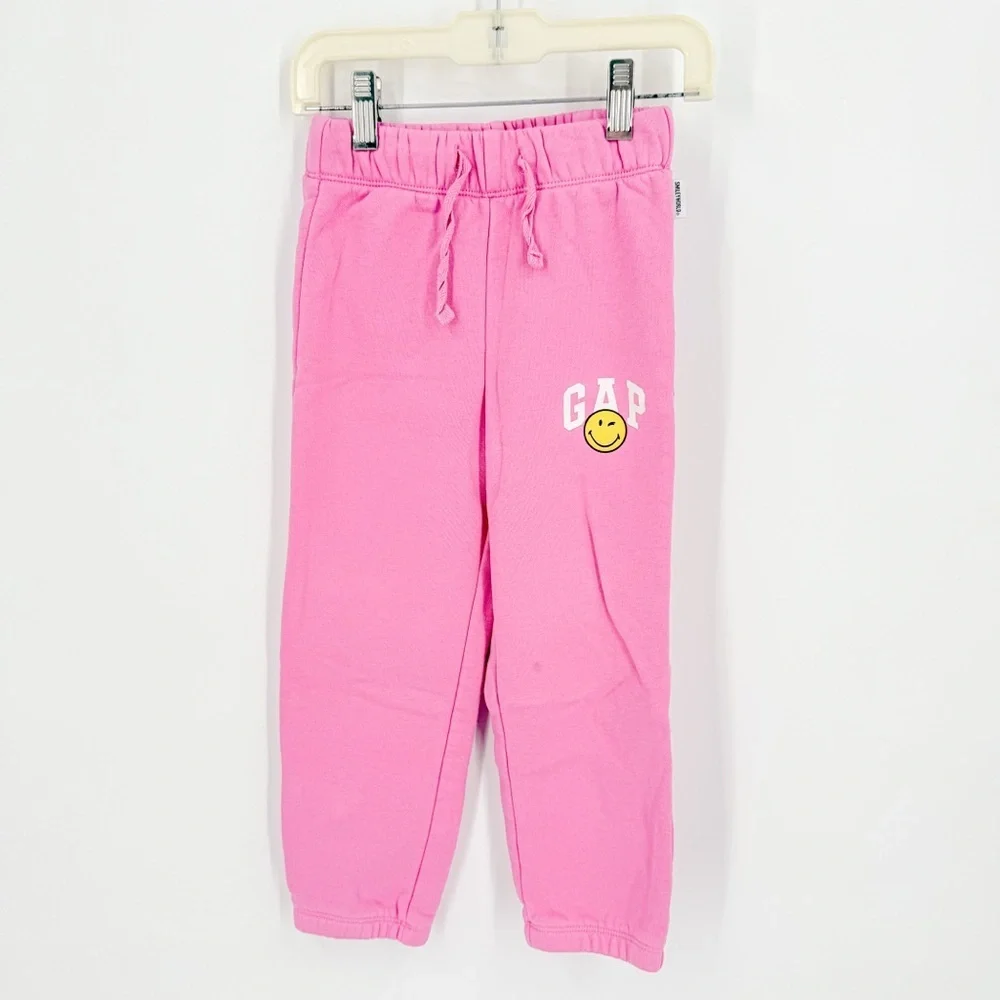 GAP Pink Kids Matching Set with Smiley
